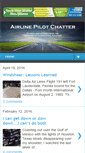 Mobile Screenshot of airlinepilotchatter.com